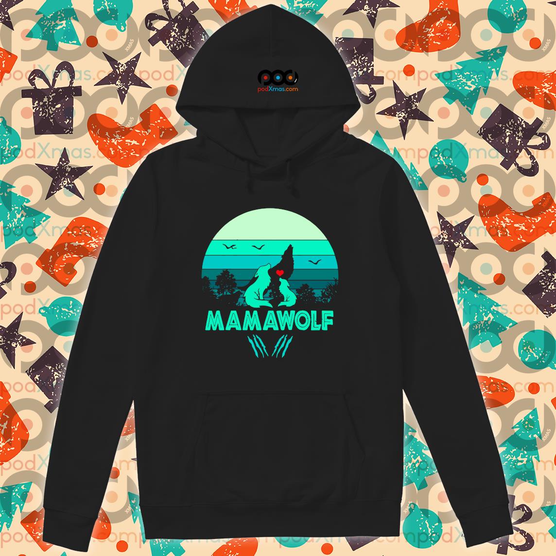 Mama cheap wolf hoodie