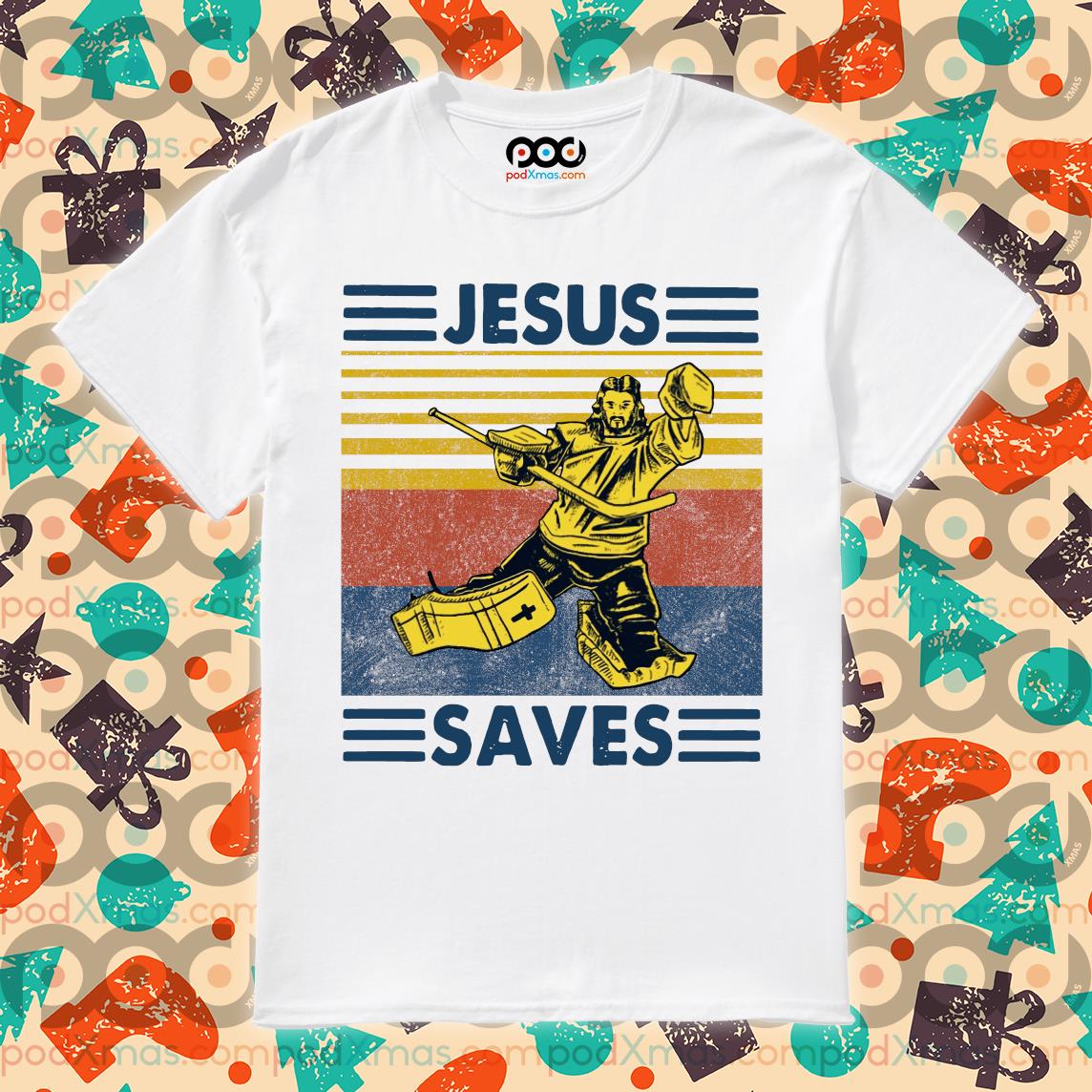 jesus saves shirt hockey