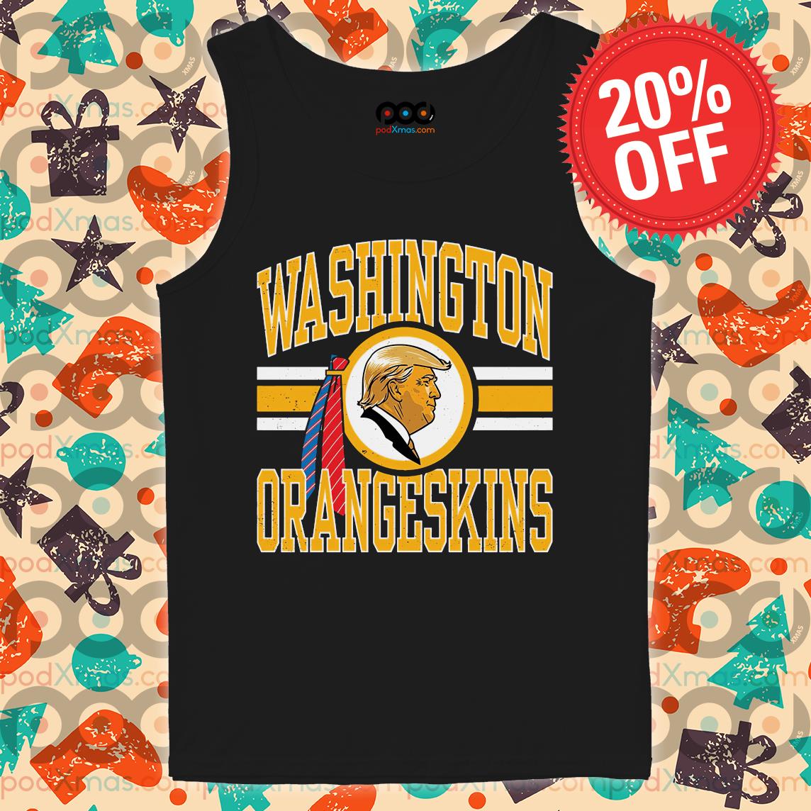 Washington orange skins sales shirt