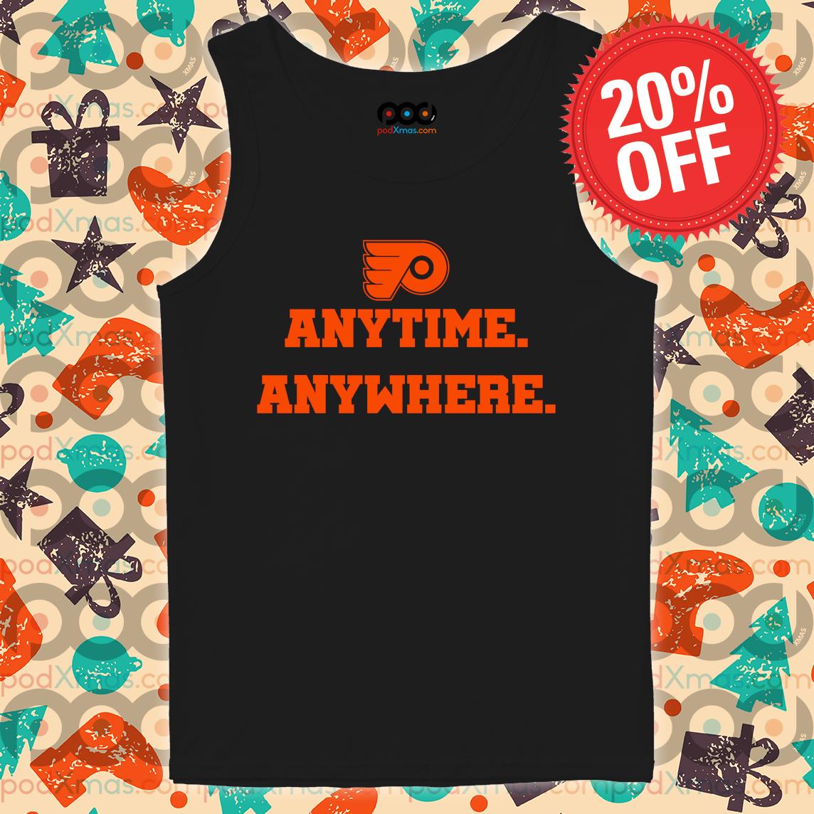 Flyers anytime store anywhere t shirt