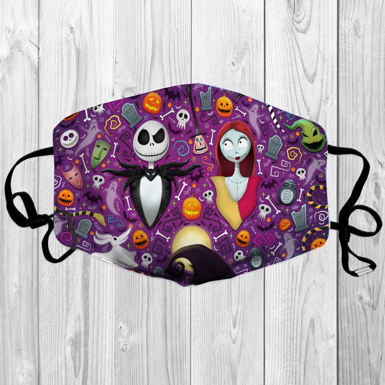 jack and sally nightmare before christmas face
