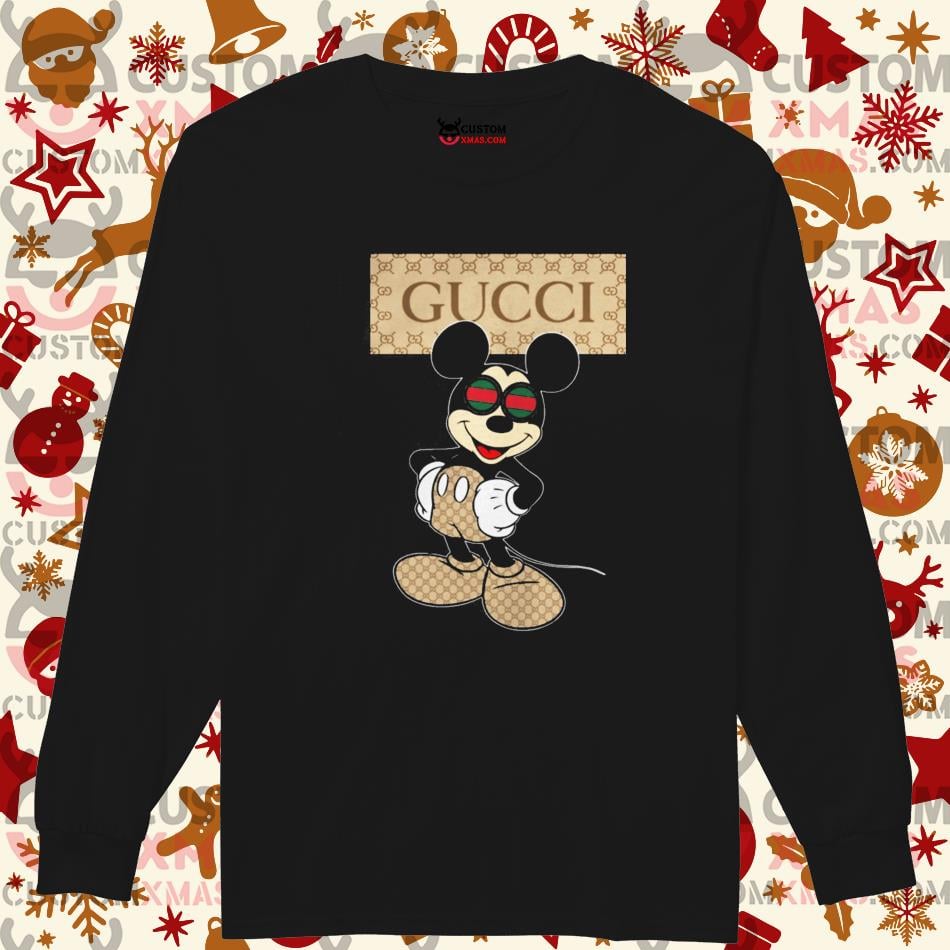 gucci mickey mouse hoodie For Free Shipping •