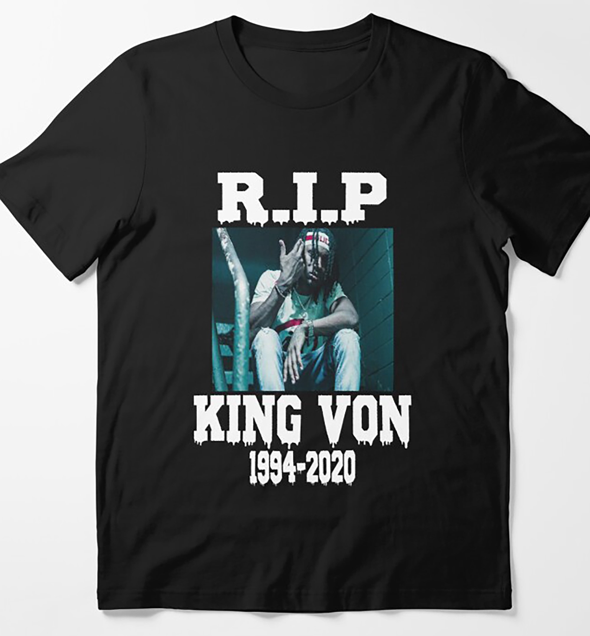 Rip King Von T-Shirts for Sale