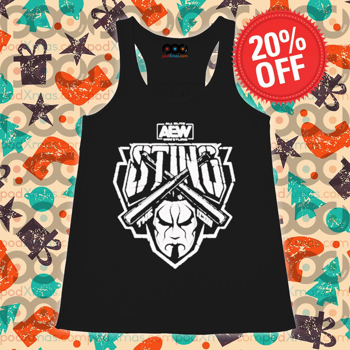 AEW Logo Ladies Flowy Tank