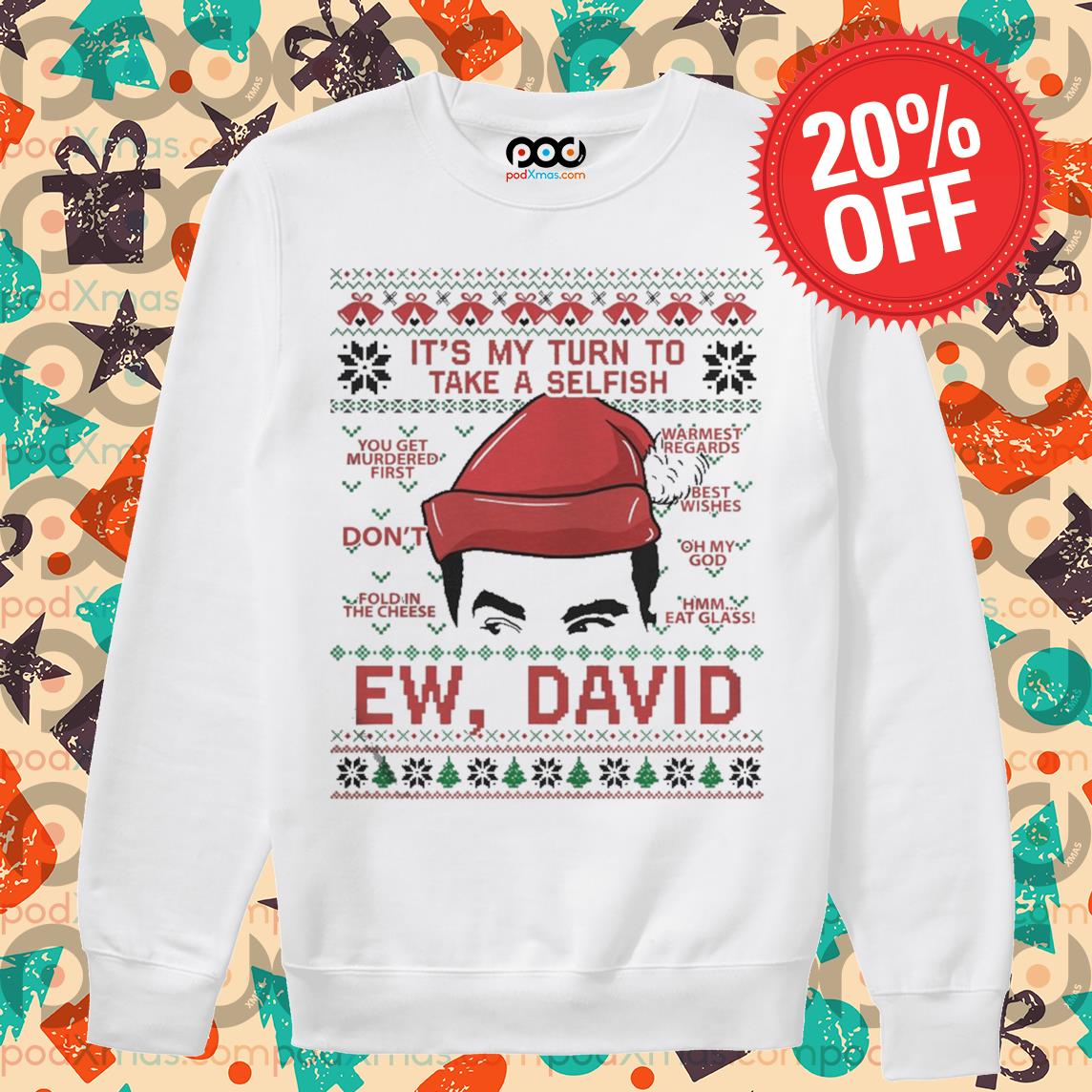 Ew david best sale christmas sweater