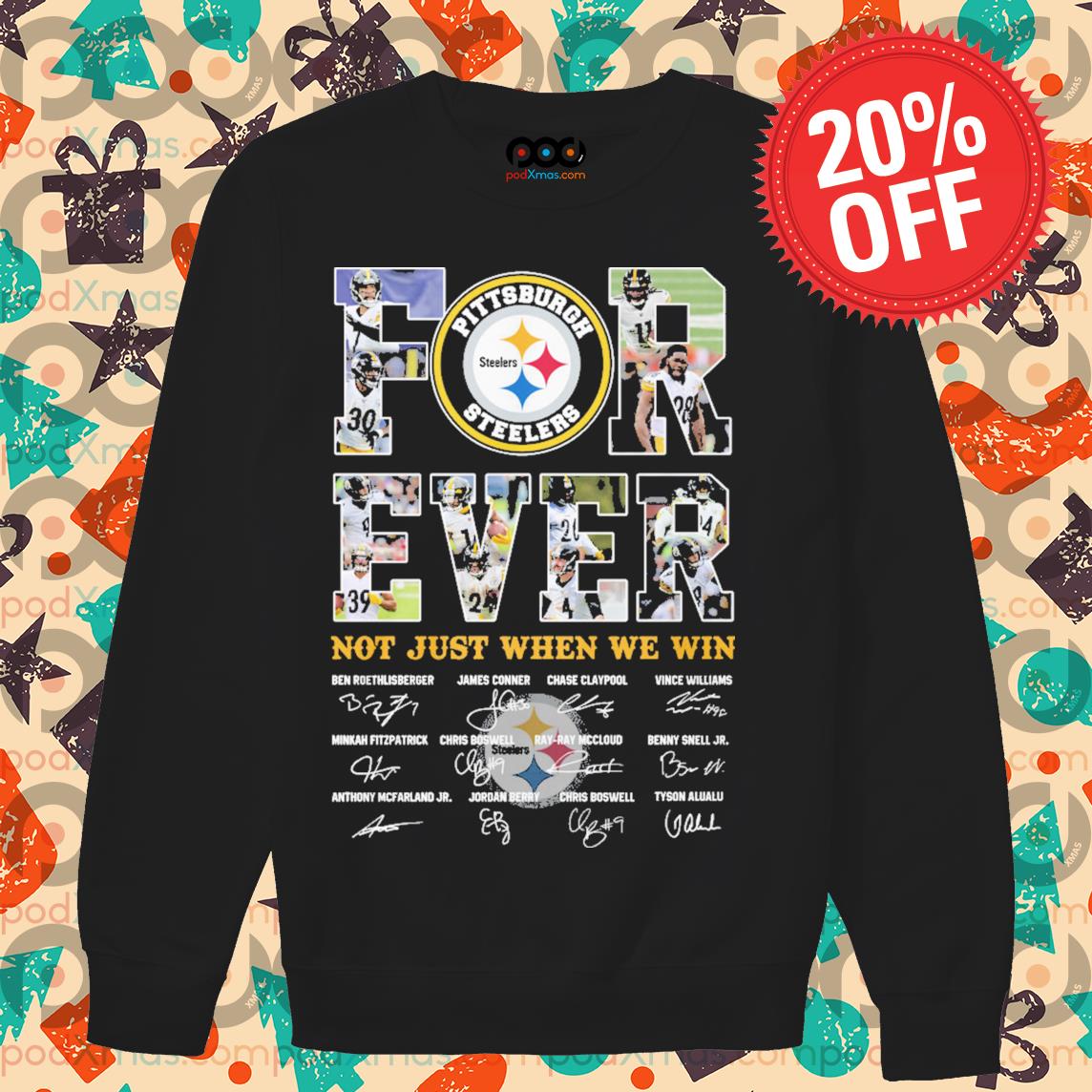 Pittsburgh Steelers Crewneck Sweatshirt - William Jacket