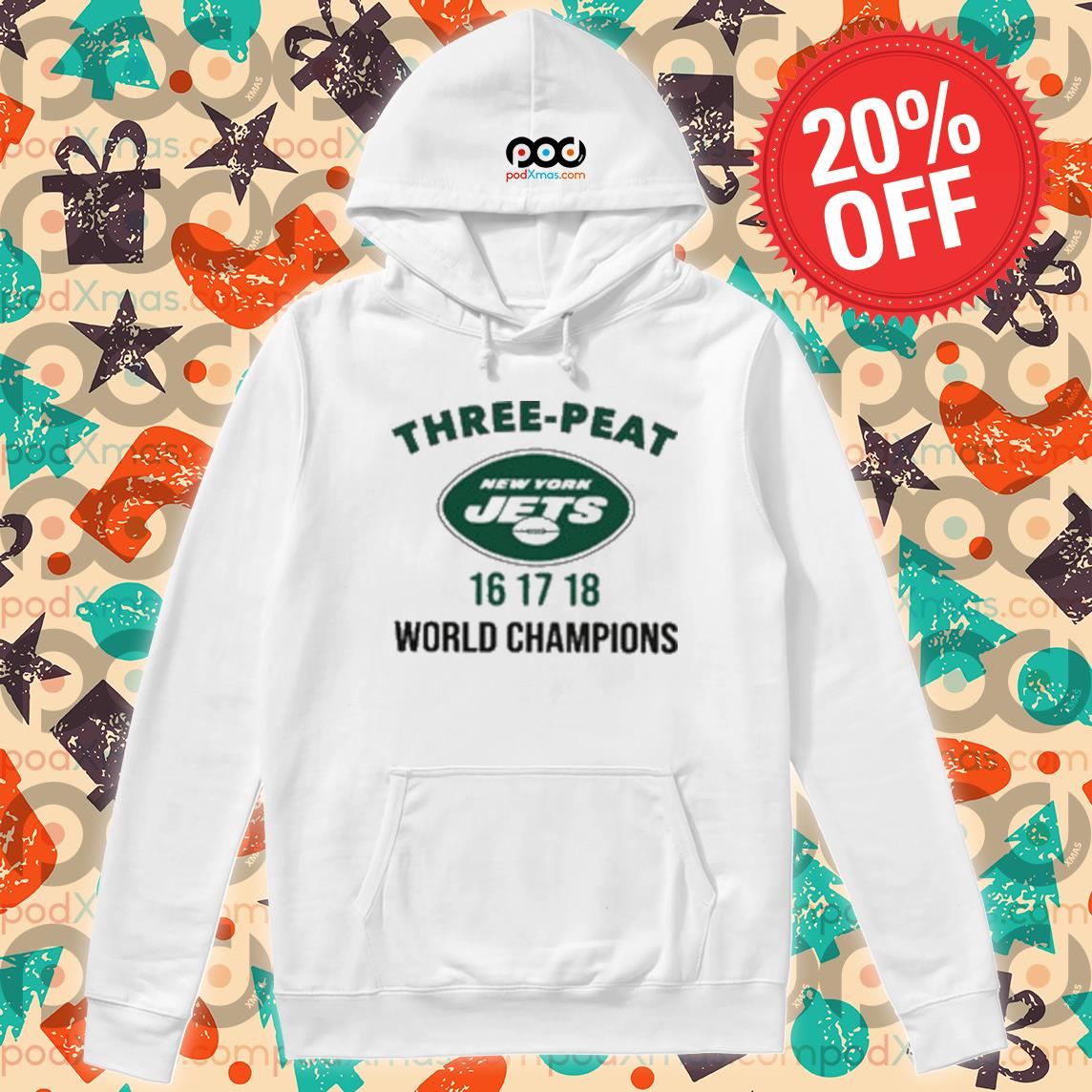 Three peat New York Jets world Champions shirt, hoodie, sweater, long  sleeve and tank top