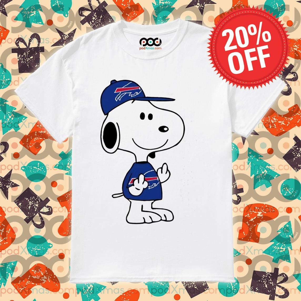 Buy Free shipping Snoopy Buffalo Bills Nfl Double Middle Fingers Fuck You  Shirt For Free Shipping CUSTOM XMAS PRODUCT COMPANY
